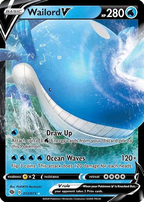 Wailord Pokemon Card