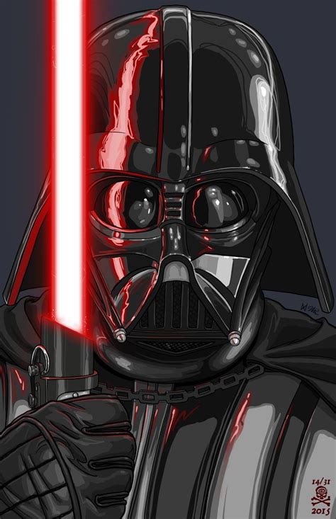 31 Days of Halloween 2015 Day 14: Darth Vader Art