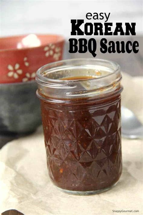 Korean BBQ Sauce - the BEST from scratch! - Snappy Gourmet