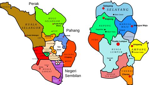 Map of Selangor and Kuala Lumpur, Malaysia - Openclipart