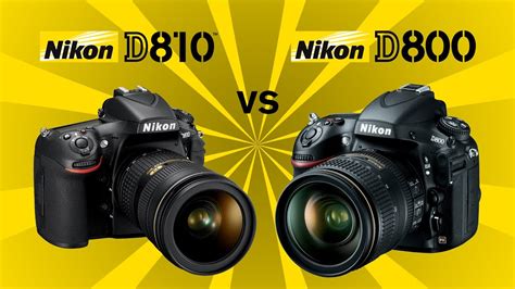 Nikon D810 vs Nikon D800/E - YouTube