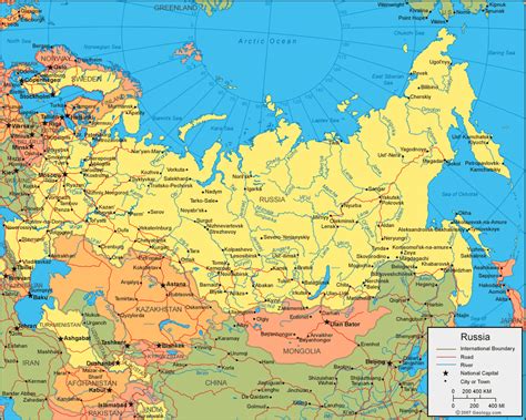 Map of Russia political Regional: December 2011