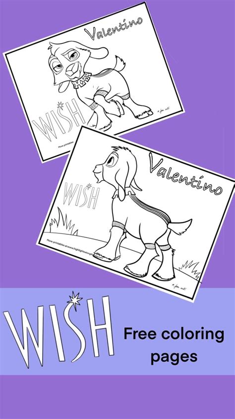 WISH Coloring Pages - Highlights Along the Way