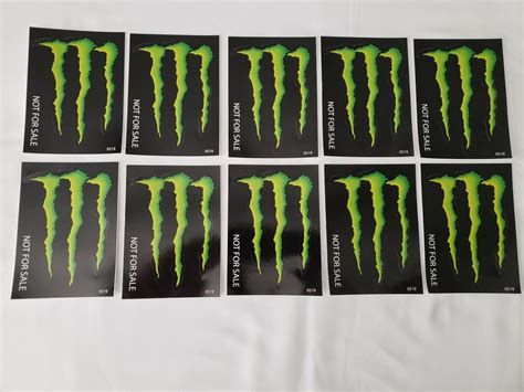 10 Monster Energy Stickers Decals 5"x3.75" | eBay