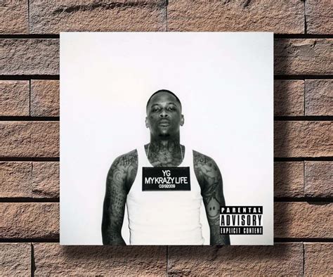 Y830 YG My Krazy Life Music Rapper Album Cover Hot Poster Art Canvas ...