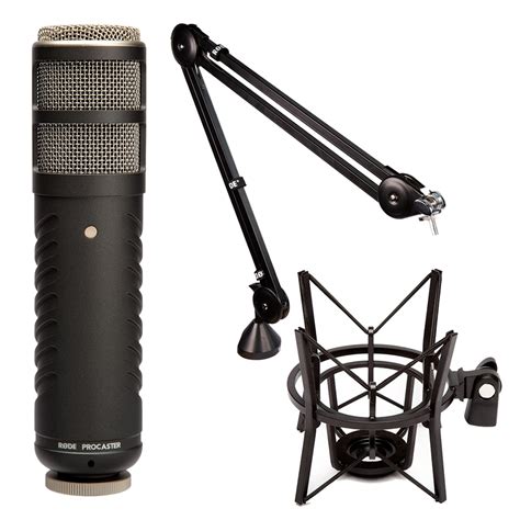 Rode Procaster Dynamic Vocal Broadcast Microphone with PSA1 Arm and ...