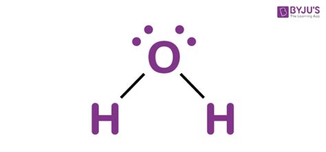 H2O Lewis Structure - Drawing Method of H2O Lewis Structure, Molecular ...