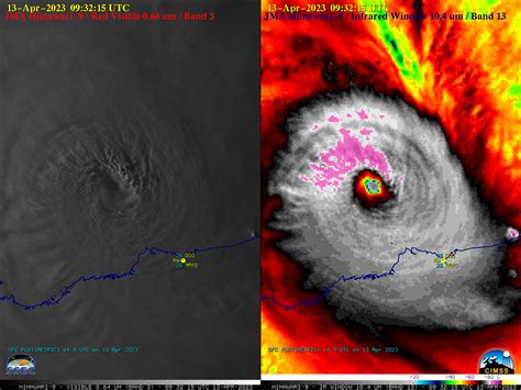 Cyclone Ilsa makes landfall in Australia — CIMSS Satellite Blog, CIMSS