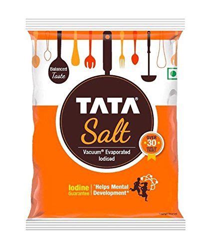 Tata Salt, 1kg | Tata salt, Gourmet recipes, Tata