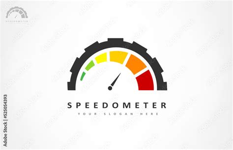 Speedometer logo vector. Design vector illustration. Stock Vector ...