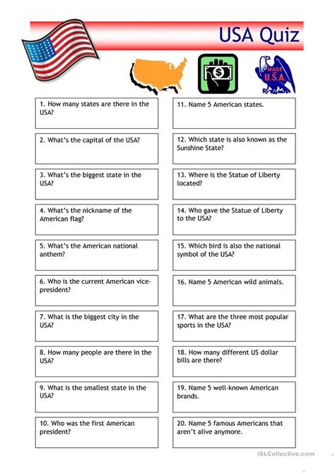 Printable America Says Questions And Answers