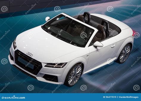 Audi TT convertible car editorial stock image. Image of white - 96477019