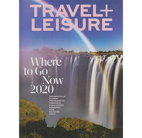 'Travel + Leisure' Updates Print Magazine, Logo 01/31/2020