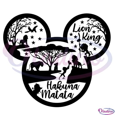 Lion King Disney SVG Digital File, Disney Svg, Lion King Svg » Oladino