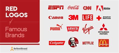 56+ Famous Red Logos: Created By Popular Brands