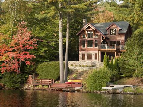 Luxury Lakefront Home near Okemo, Cabins, Ludlow, United States of ...