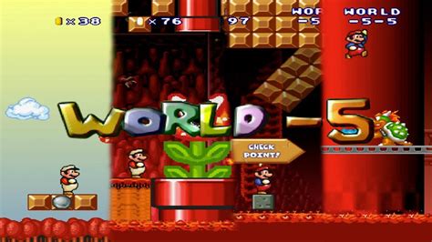 Mario Forever Remake - World -5 | BY Crist1919 - Walkthrough - YouTube