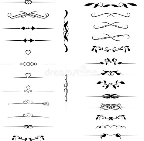 Antique Line Divider Clip Art