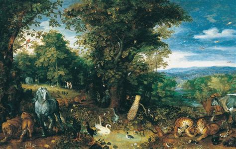 The Garden Of Eden Painting by Jan Brueghel