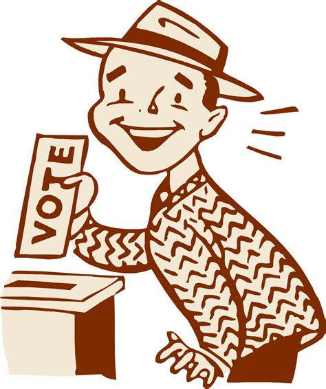 Royalty Free Stock Vote Transparent Clipart - Cartoon Of Voting - Png ...