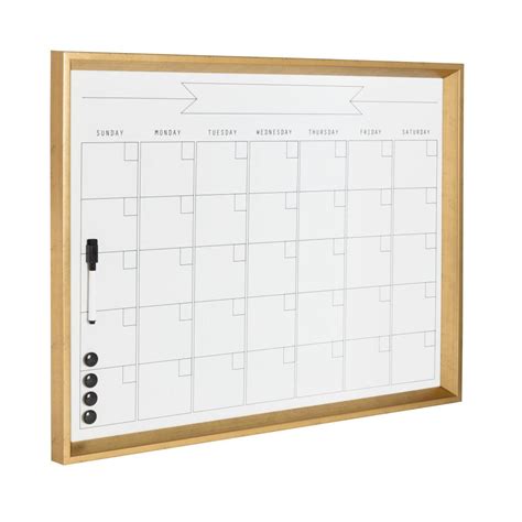 DesignOvation Calter Monthly Dry Erase Calendar Memo Board-211851 - The ...