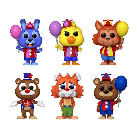 Buy Funko Pop! Five Nights at Freddy's FNAF Circus: - Set of 6 ...