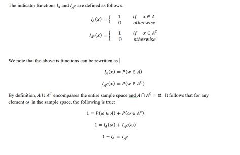 Indicator function properties - How are they derived? : r/learnmath