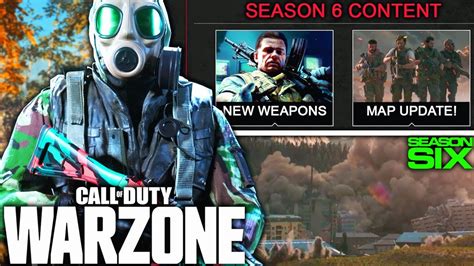 Call Of Duty WARZONE: HUGE SEASON 6 MAP UPDATES, NEW WEAPONS, & MORE ...