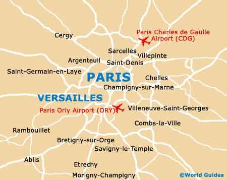 Versailles Maps and Orientation: Versailles, Ile-de-France, France