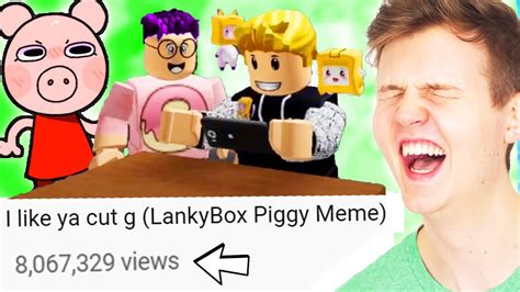 LANKYBOX REACTS TO FUNNIEST PIGGY MEMES EVER! (HILARIOUS MOMENTS ...