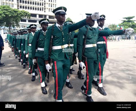 Nigerian soldiers on parade during the 2020 Armed Forces Remembrance ...