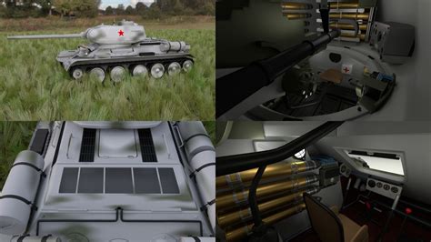 3d model soviet tank interior hdri