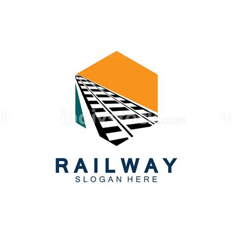 Simple Rail logo vector icon design illustration - indivstock