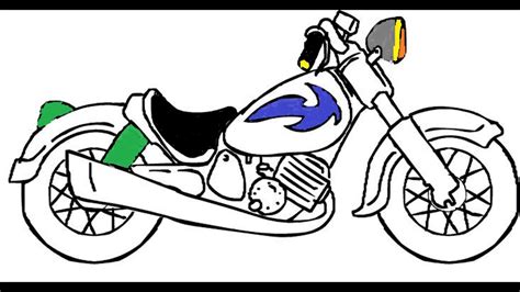 Easy Motorcycle Drawing at GetDrawings | Free download