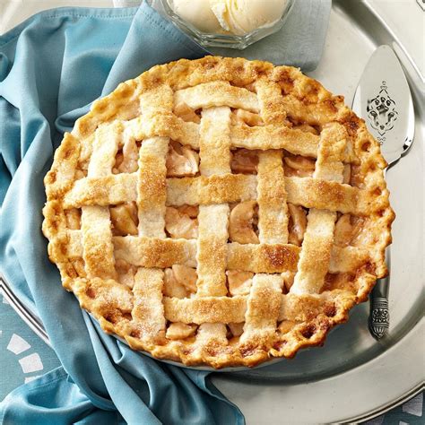 Lattice-Topped Apple Pie Recipe | Taste of Home