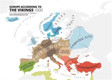 Europe According to the Vikings in 1000 AD – Brilliant Maps