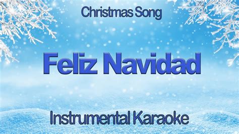 Feliz Navidad Spanish Christmas Instrumental Karaoke with English ...