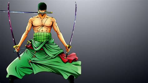 Roronoa Zoro with swords - One Piece HD desktop wallpaper : Widescreen ...