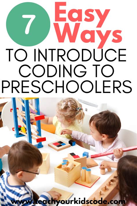 7 Super Easy Ways to Introduce Coding to Preschoolers | Preschool ...