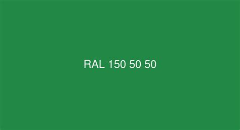 RAL Rich green [RAL 150 50 50] Color in RAL Design chart