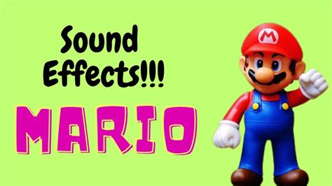 Mario Sound Effects - Super Mario Sounds and Noises! - YouTube