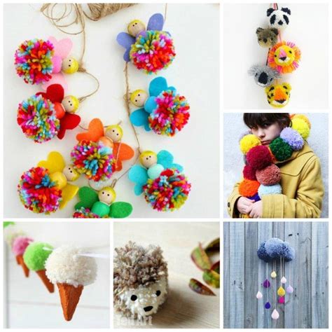 25 Pom Pom Crafts to make you Pom Pom CRAZY! - Handy DIY