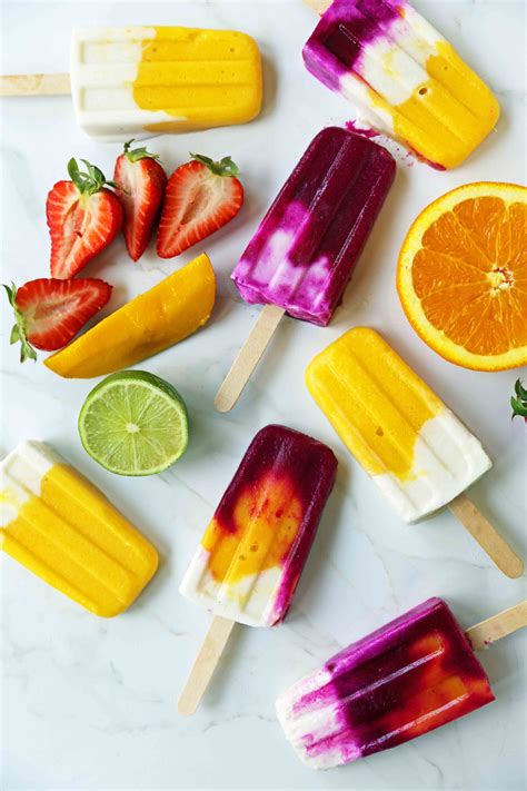 Homemade Fruit Popsicles – Modern Honey