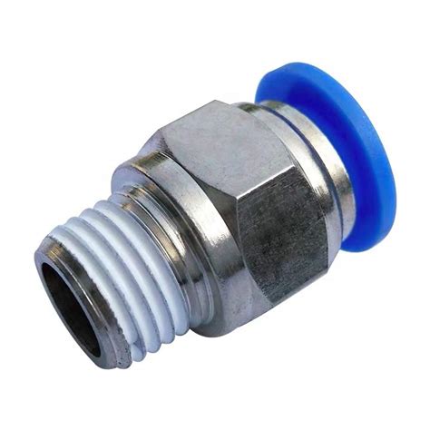 Buy HOSEMART Pneumatic Push Type Fittings 12mm X 1/2" Inch Male BSP ...