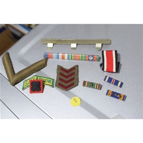 Military Medal Bars etc.