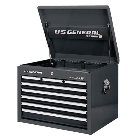 26 in. Single Bank Black Top Chest | Harbor freight tools, Mechanic ...