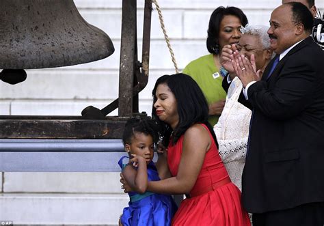 Martin Luther King's granddaughter, 5, steals the show at 50th ...