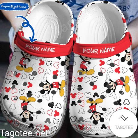 Personalized Disney Mickey Mouse Crocs Clogs - Tagotee