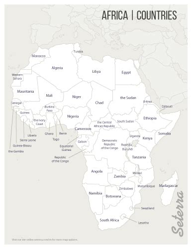 Map Of Africa Quiz Africa Countries Printables Map Quiz Game | The Best ...