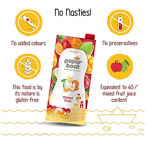 Buy Paper Boat Juice Fruit Chaat 1 L Online At Best Price of Rs 110 ...